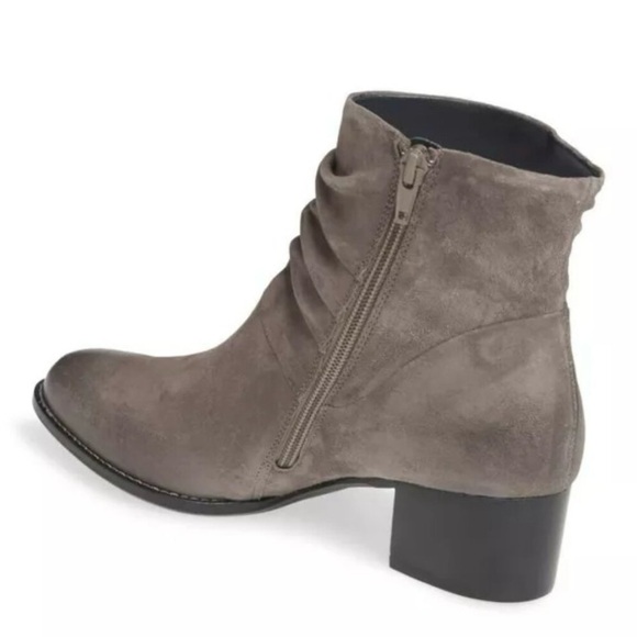 Paul Green Brianna Mineral Taupe Suede Waterproof Bootie, Size 7.5 - Picture 2 of 10